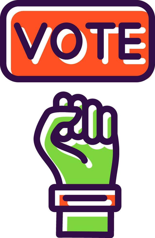 Vote Vector Icon Design
