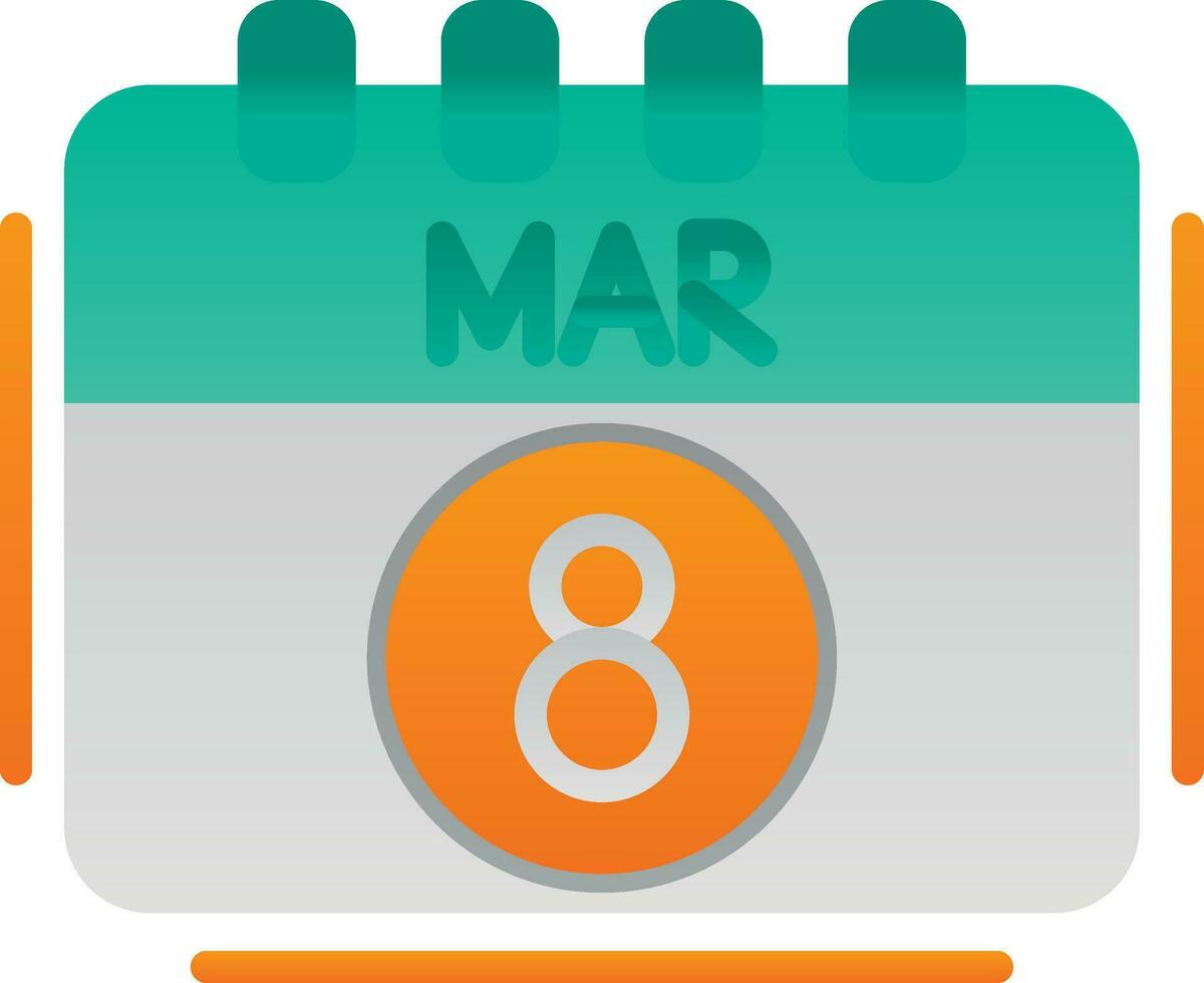 March Vector Icon Design