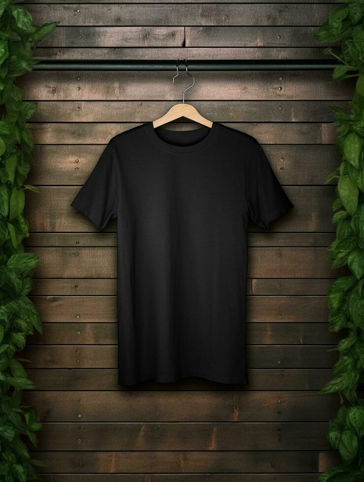 Luxury Black tshirt photo