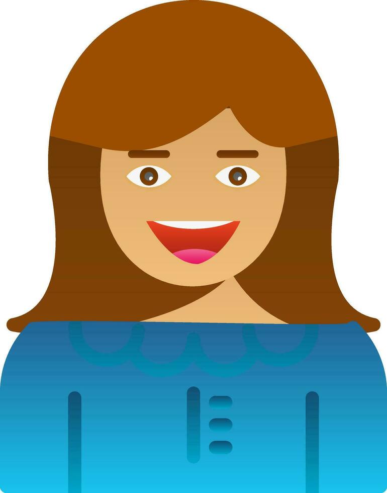 Girl Vector Icon Design