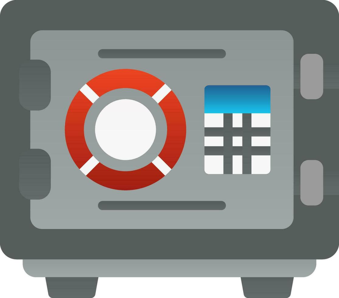 Safe box Vector Icon Design