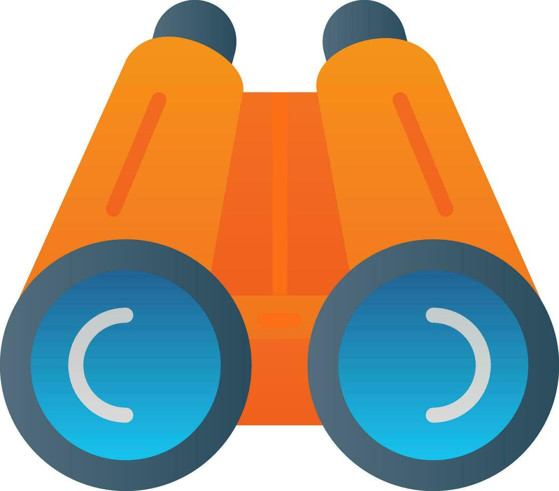 Binoculars Vector Icon Design