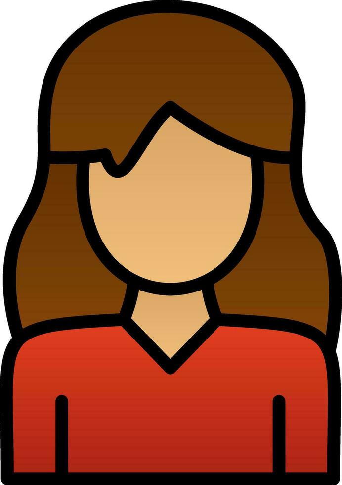 diseño de icono de vector de mujer