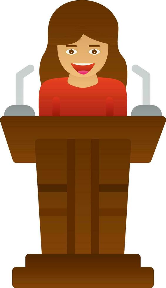 Politician Vector Icon Design