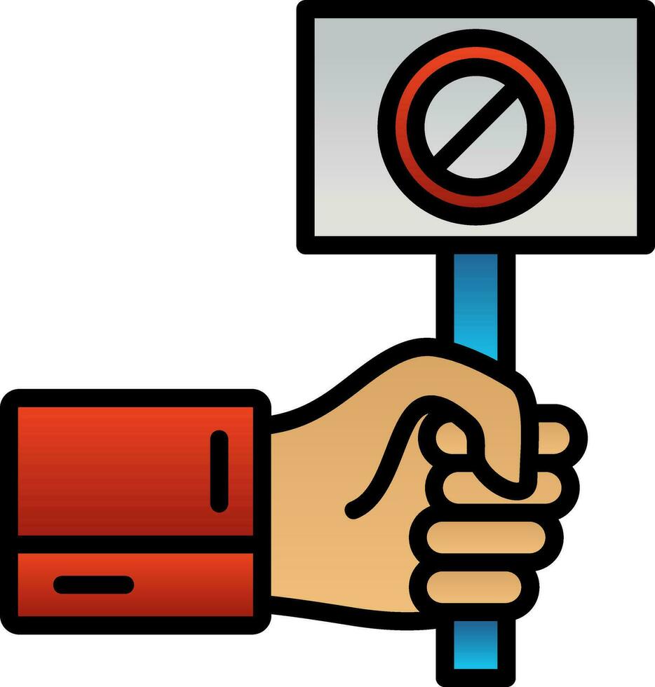 Protest Vector Icon Design