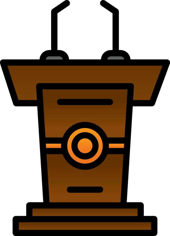 Podium Vector Icon Design