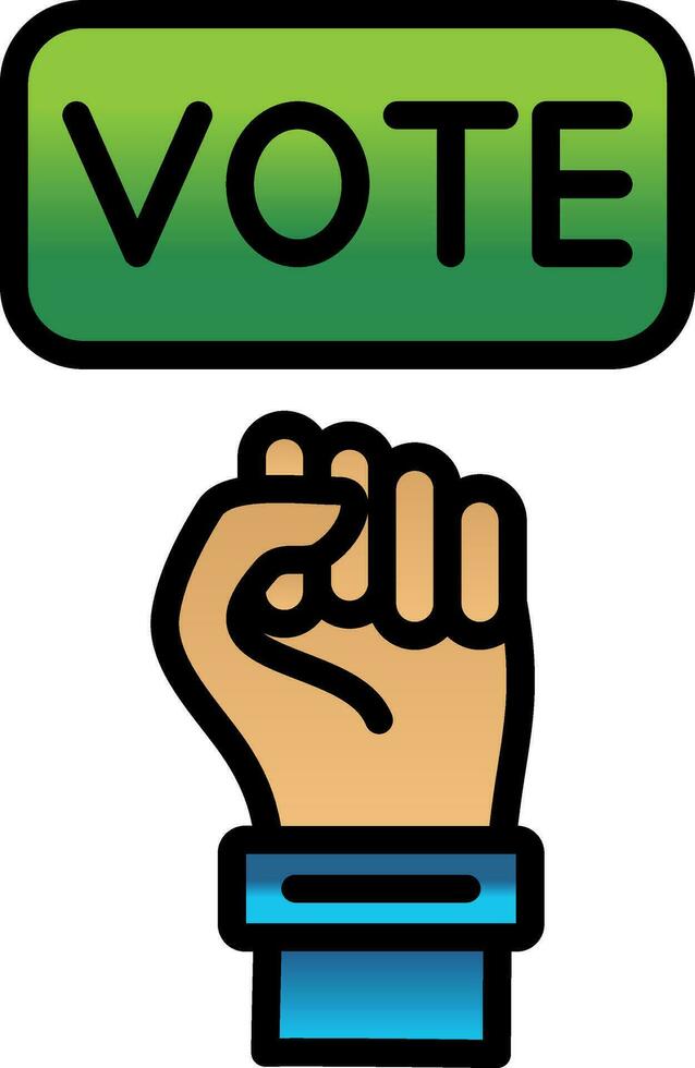 Vote Vector Icon Design