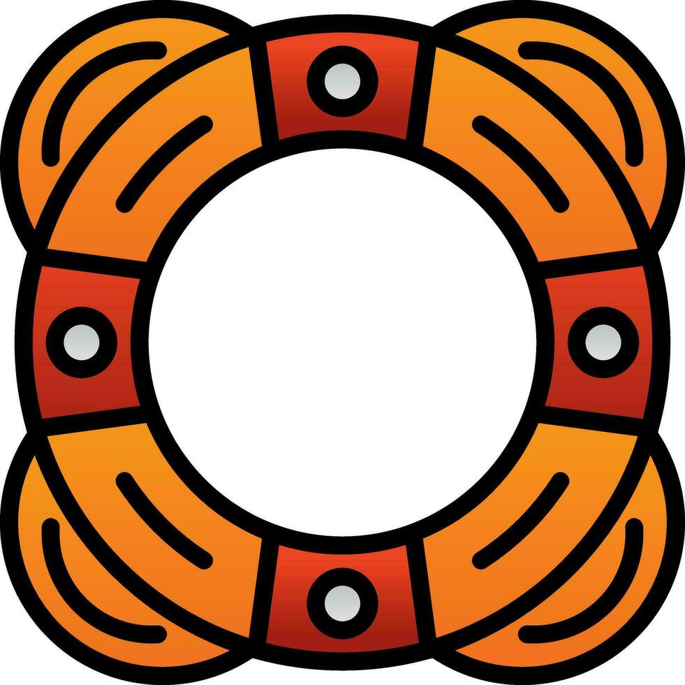 Lifesaver Vector Icon Design