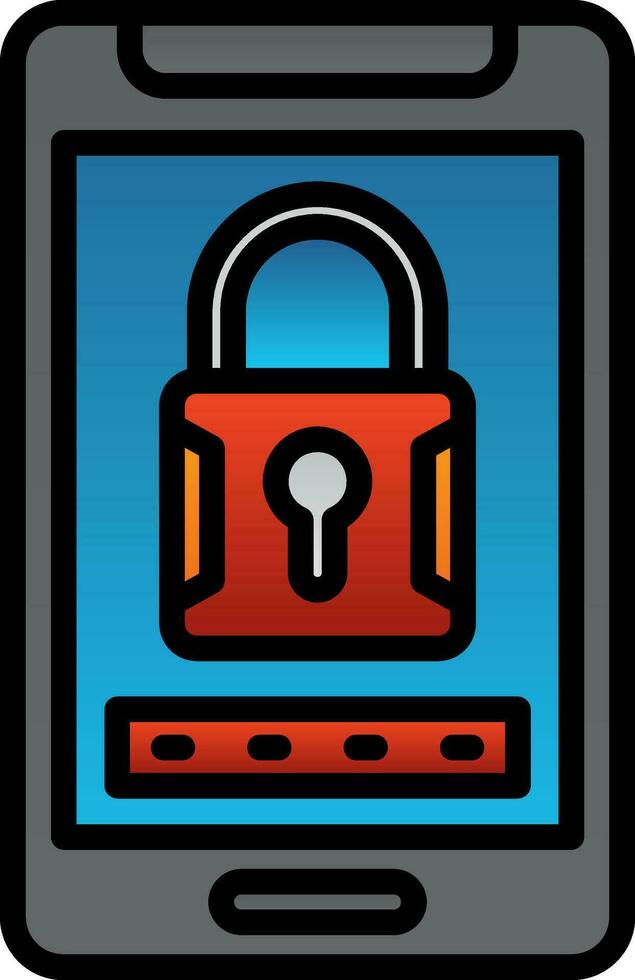Password Vector Icon Design