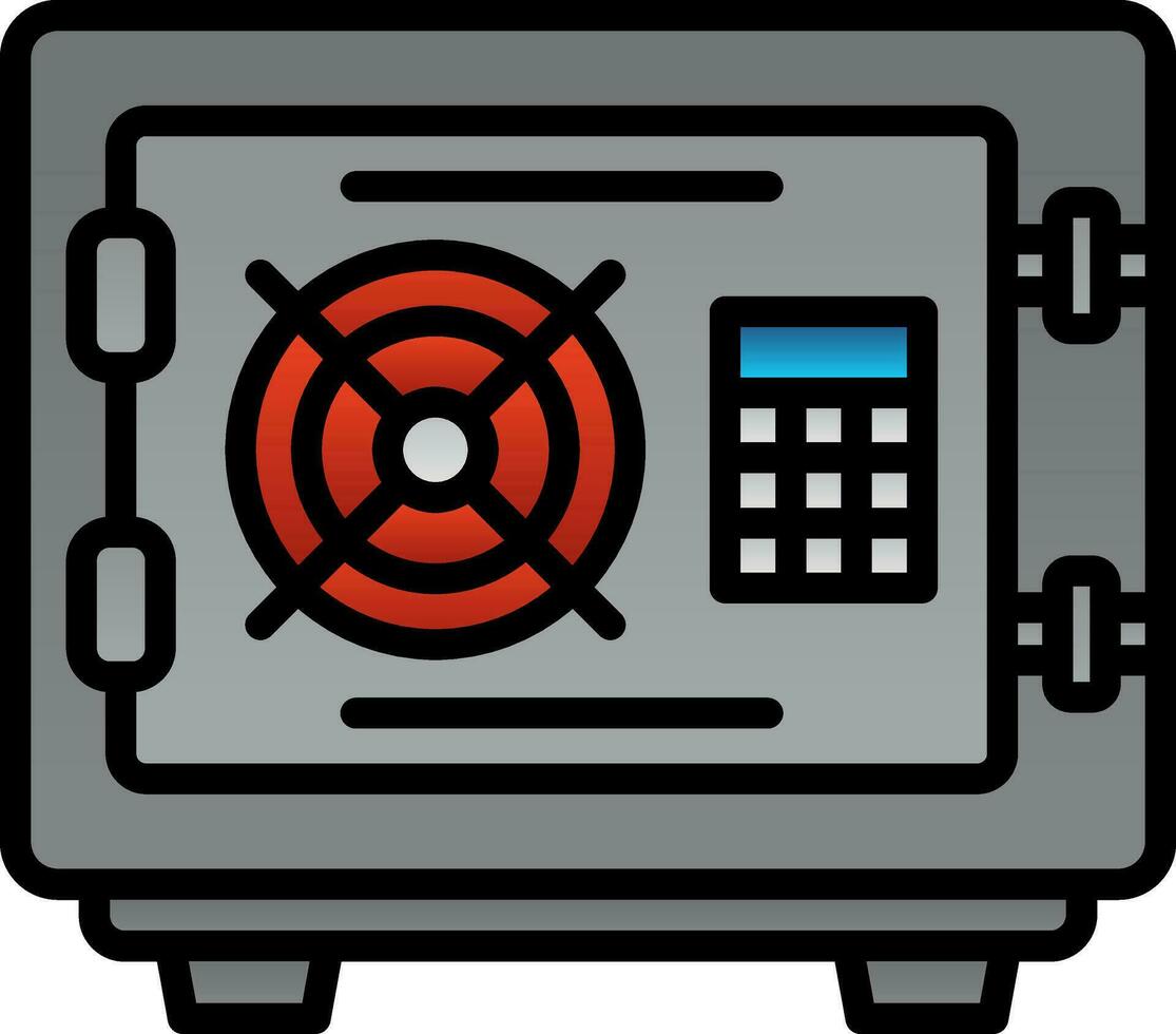 Safe box Vector Icon Design