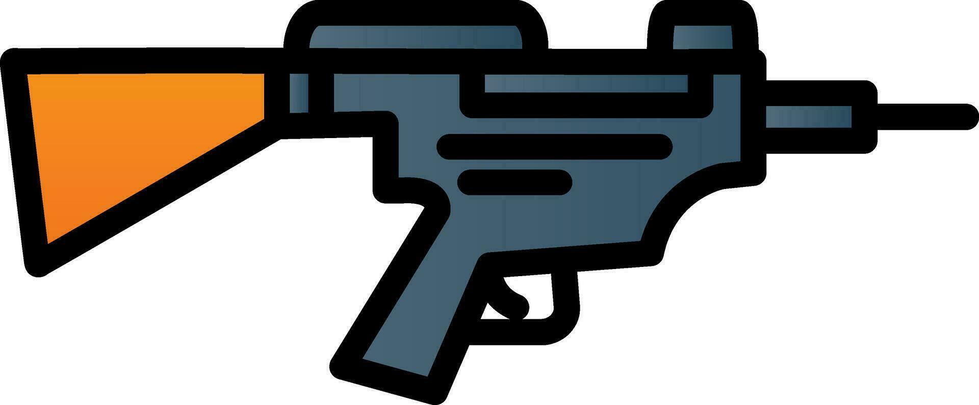 diseño de icono de vector de pistola