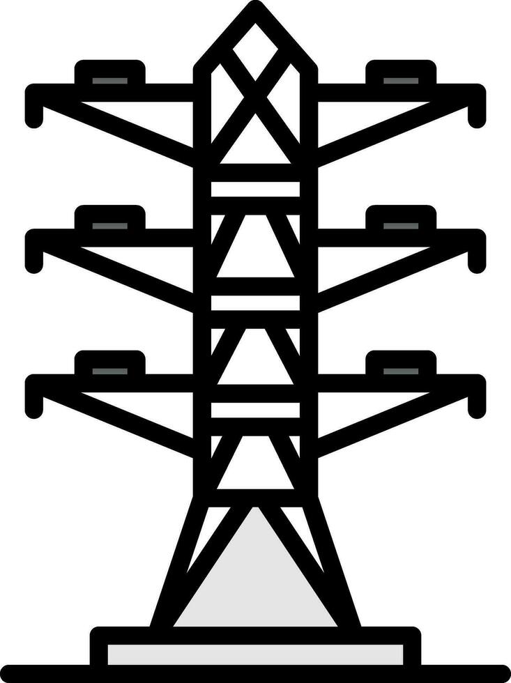 diseño de icono de vector de torre