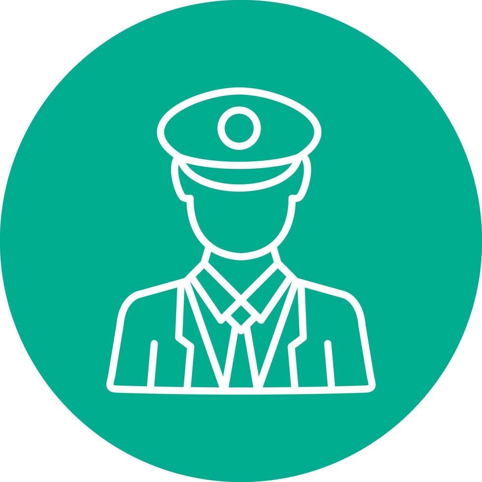 Pilot Vector Icon Design