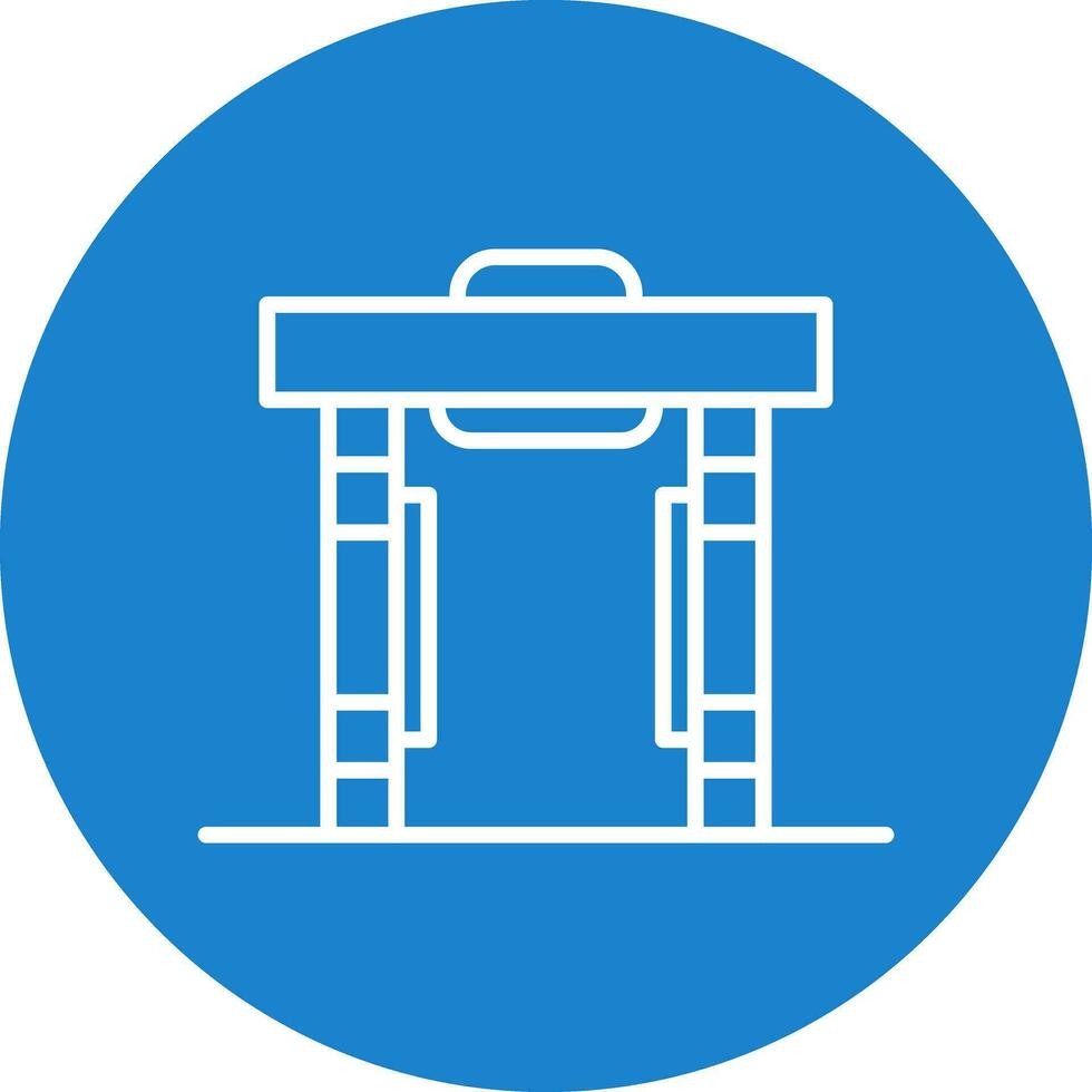 Metal detector Vector Icon Design