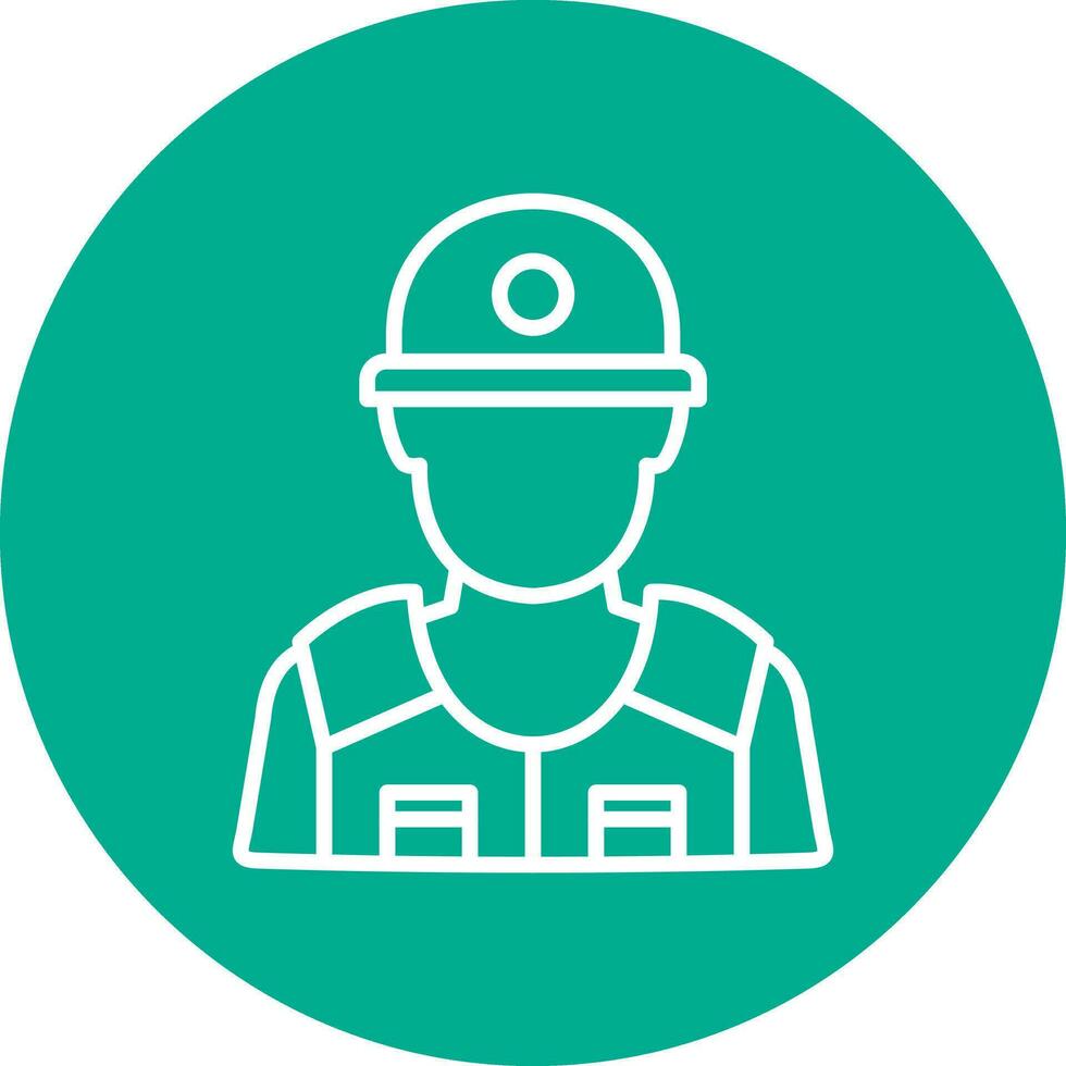 Riot police Vector Icon Design