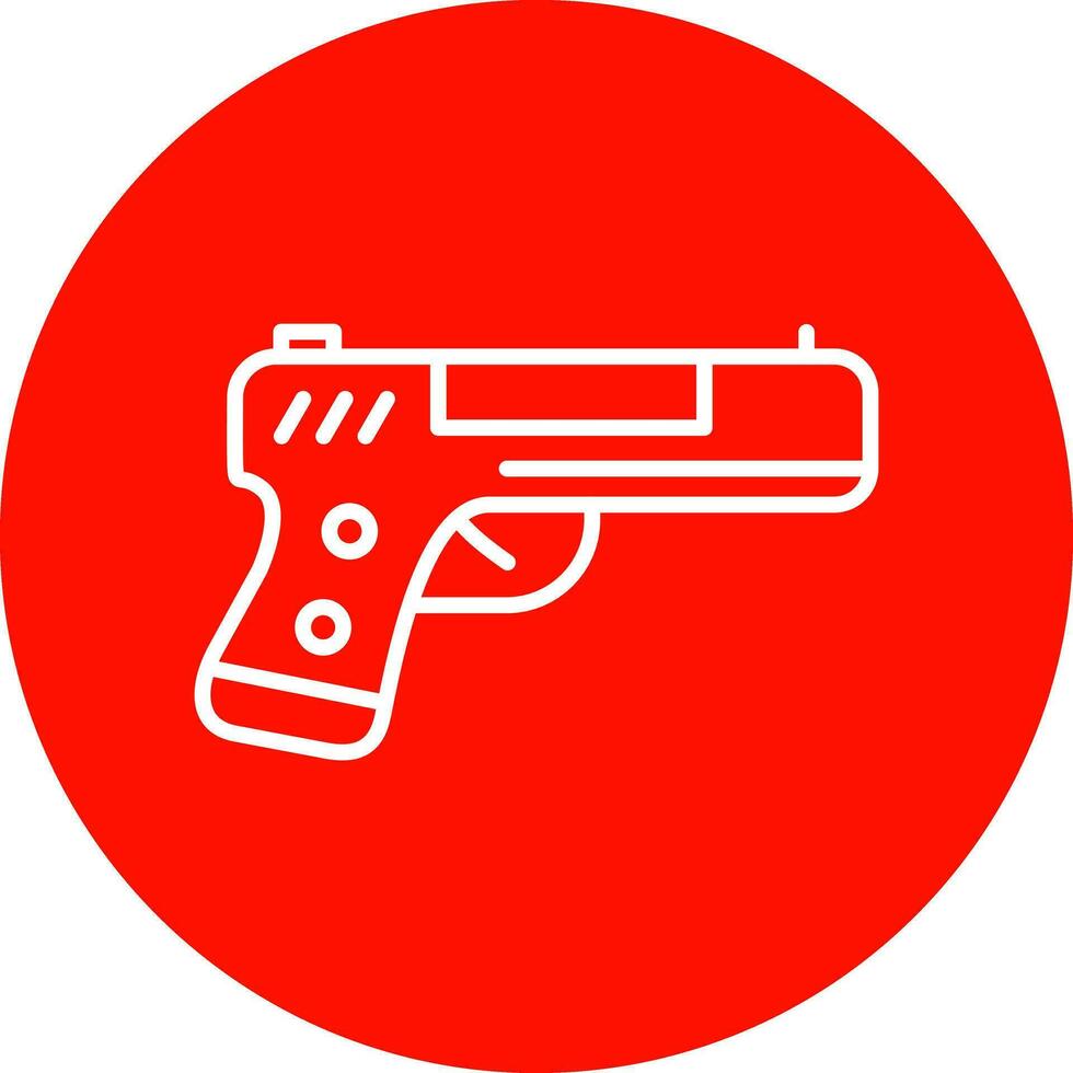 pistola vector icono diseño