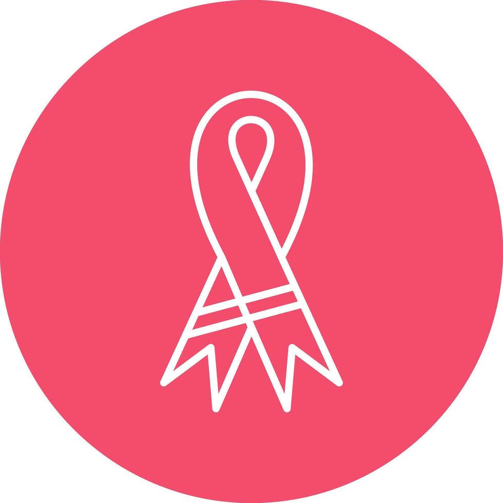 Purple ribbon Vector Icon Design