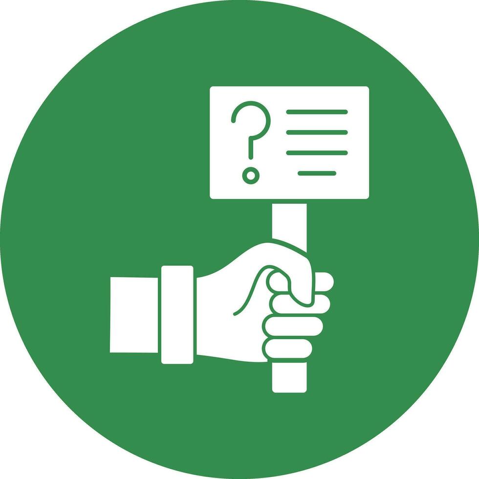 Protest Vector Icon Design
