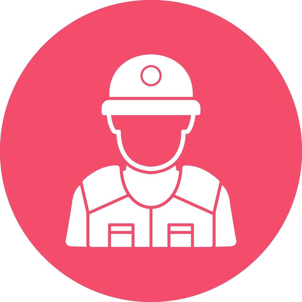 Riot police Vector Icon Design
