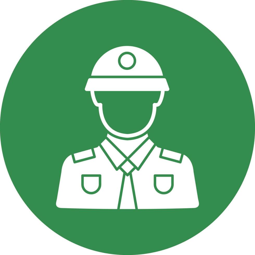 Soldier Vector Icon Design