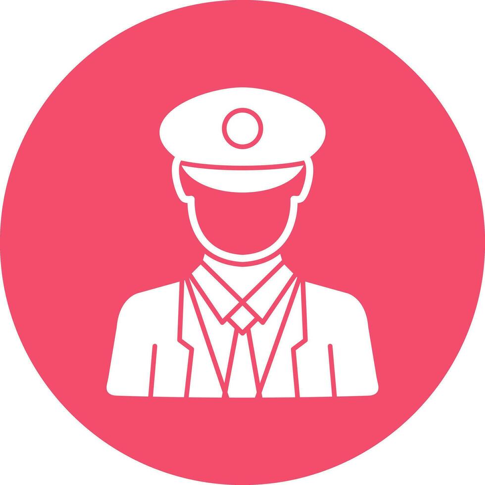 Pilot Vector Icon Design
