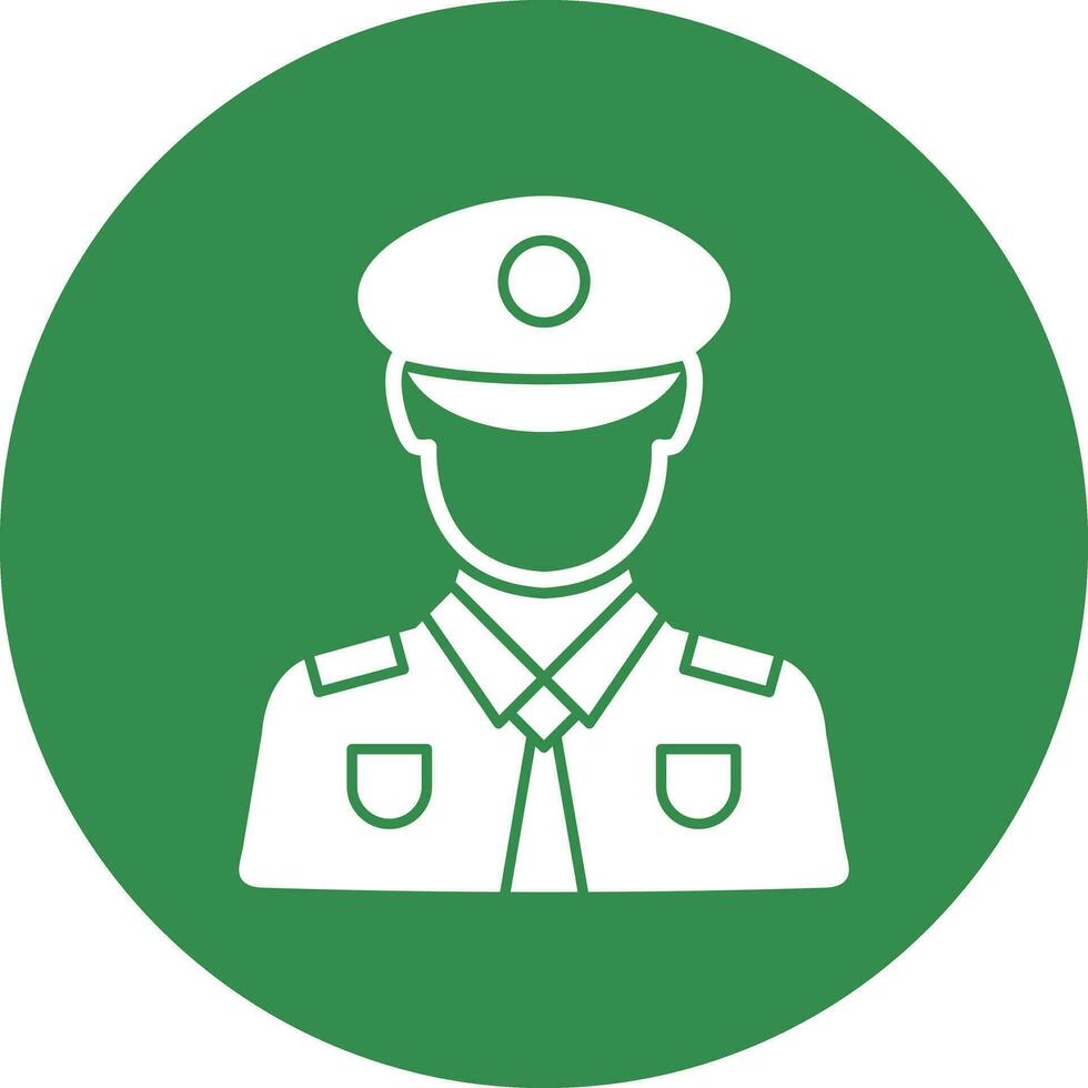 Policeman Vector Icon Design