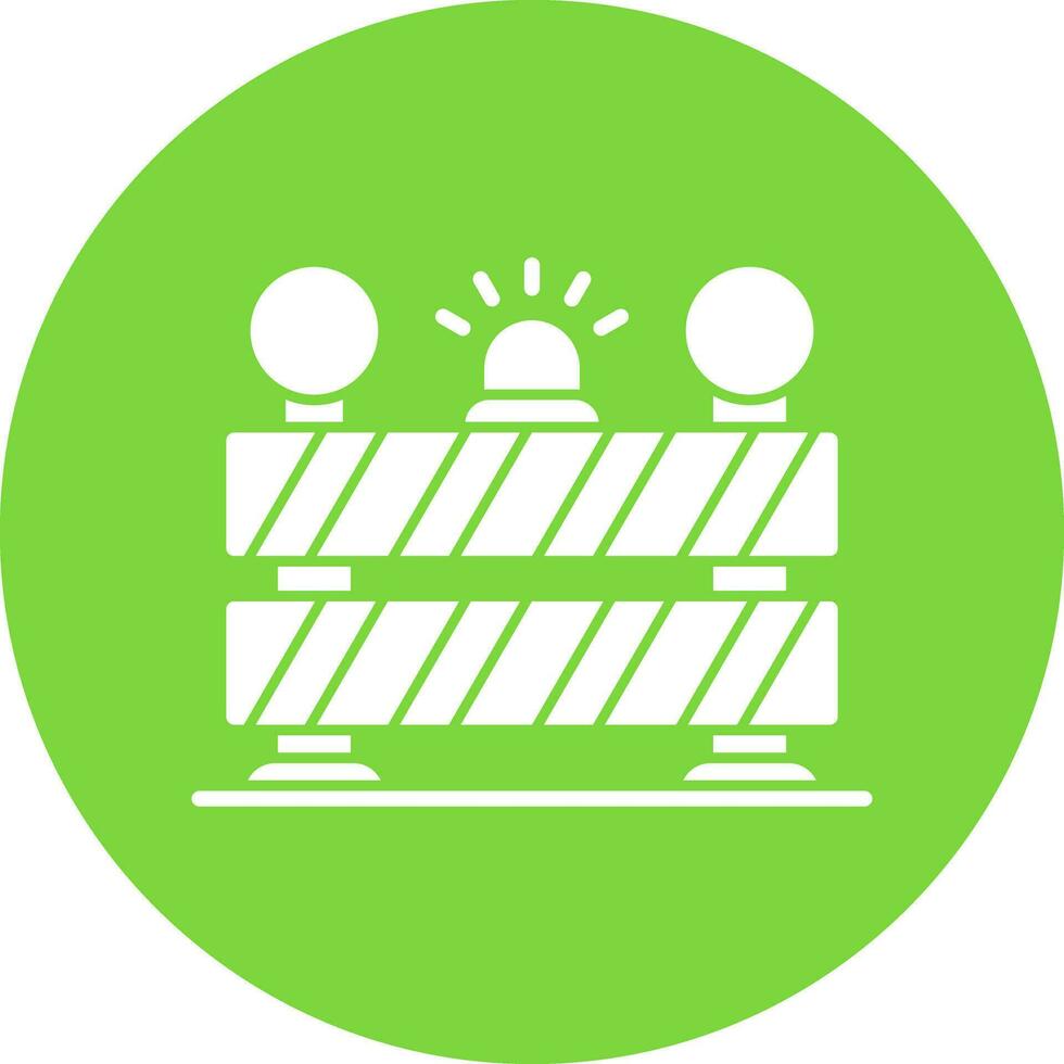 Blockade Vector Icon Design