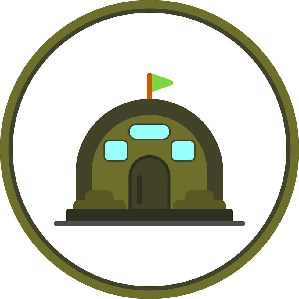 Bunker Vector Icon Design