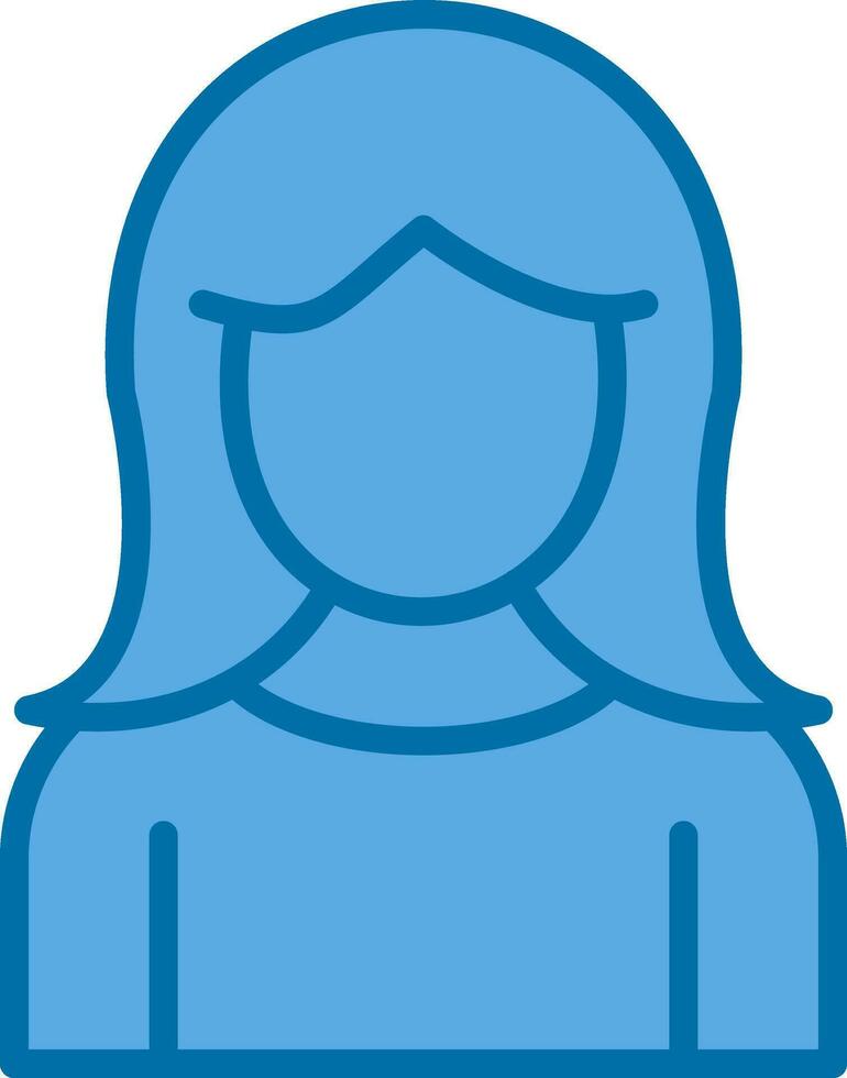 diseño de icono de vector de niña