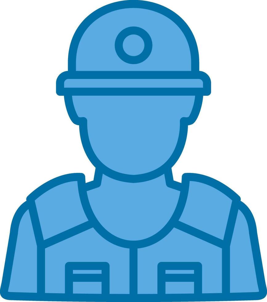 Riot police Vector Icon Design
