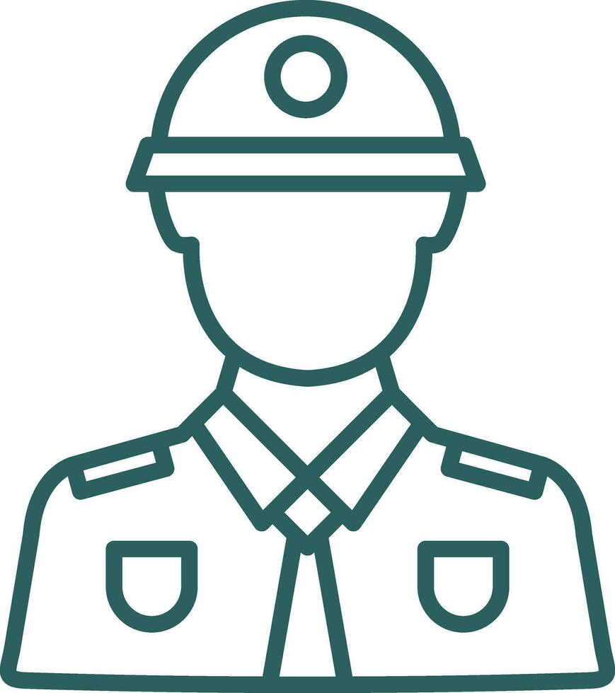 Soldier Vector Icon Design
