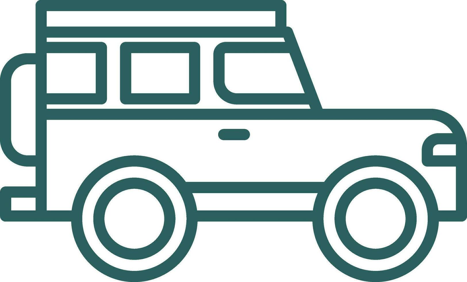Jeep Vector Icon Design
