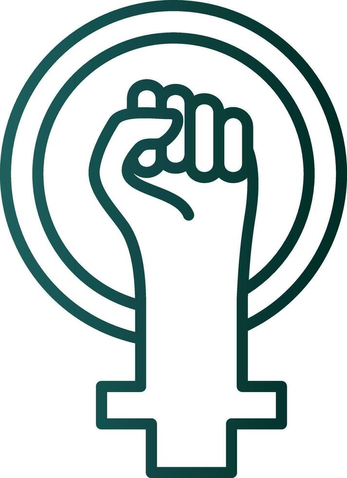 Feminism Vector Icon Design