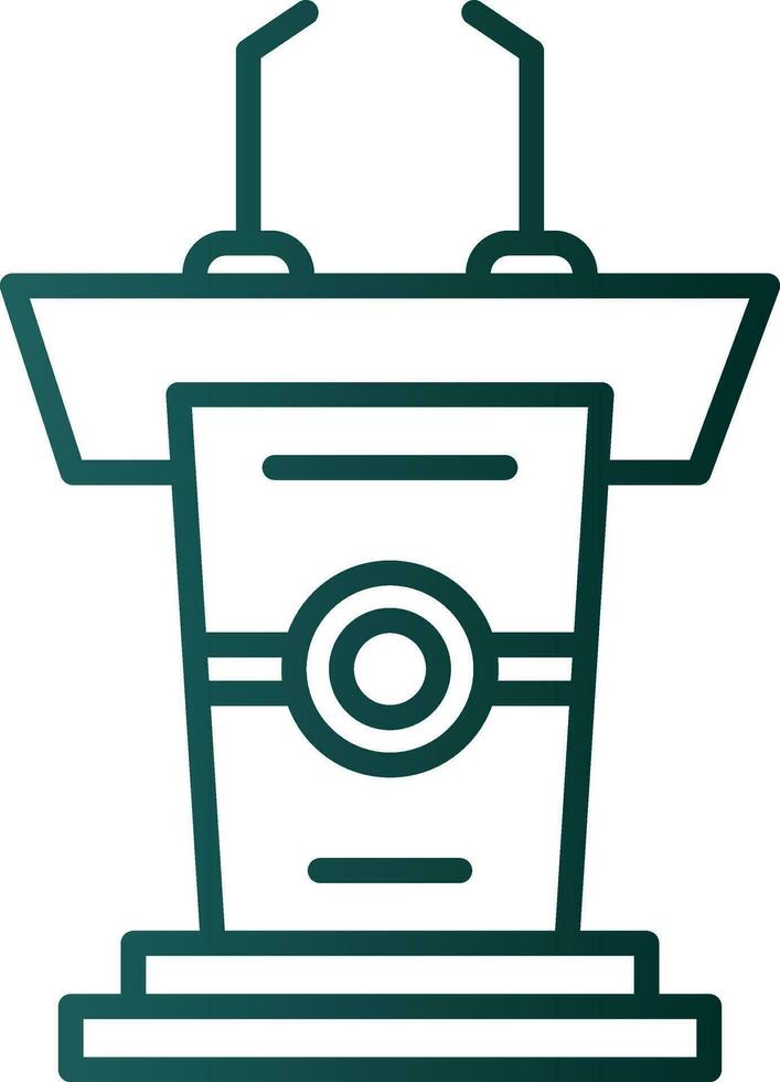Podium Vector Icon Design