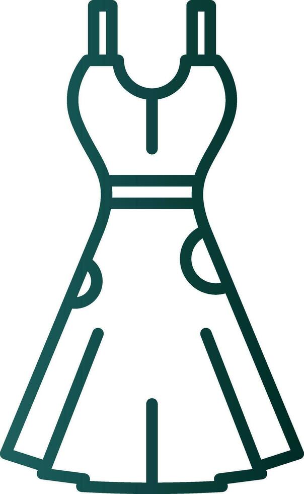 Dress Vector Icon Design