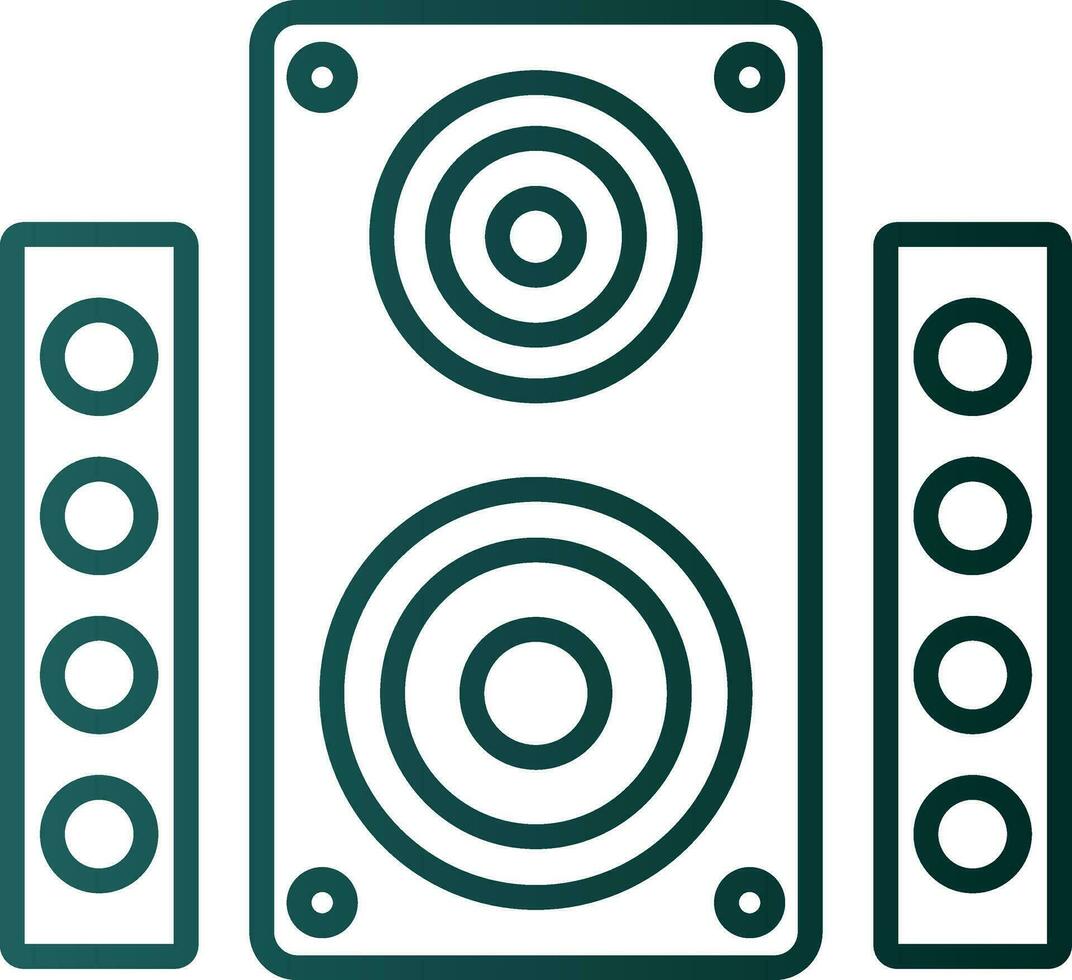 Speaker Vector Icon Design