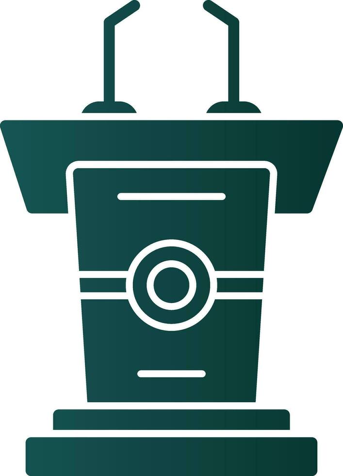 Podium Vector Icon Design