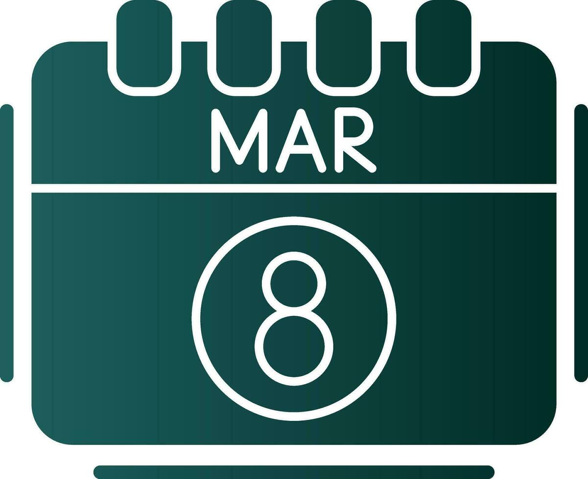 marzo vector icono diseño