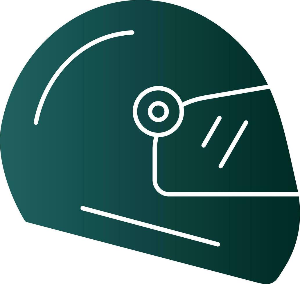 diseño de icono de vector de casco