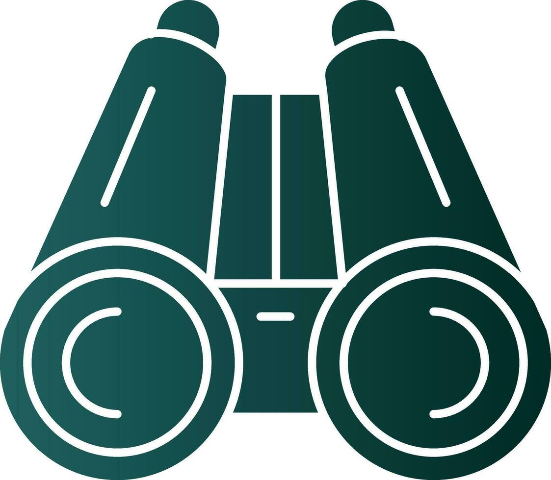 Binoculars Vector Icon Design