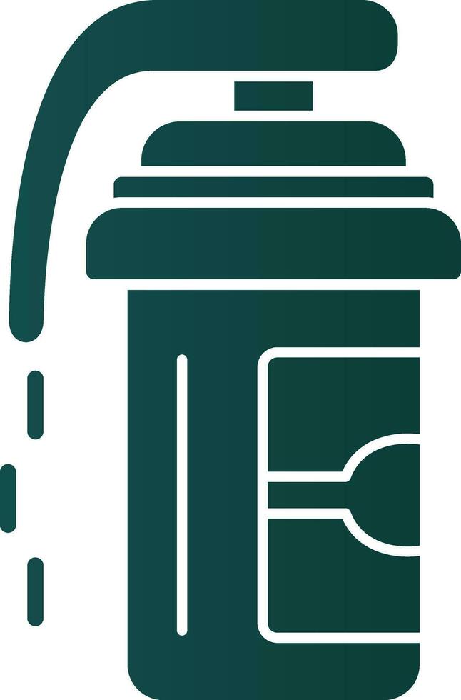 Pepper spray Vector Icon Design