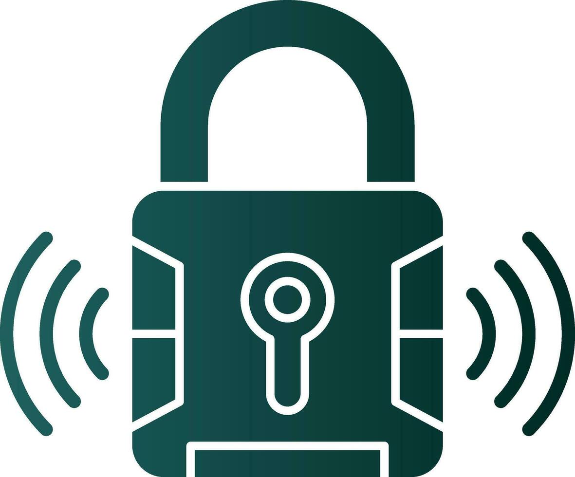 Smart lock Vector Icon Design