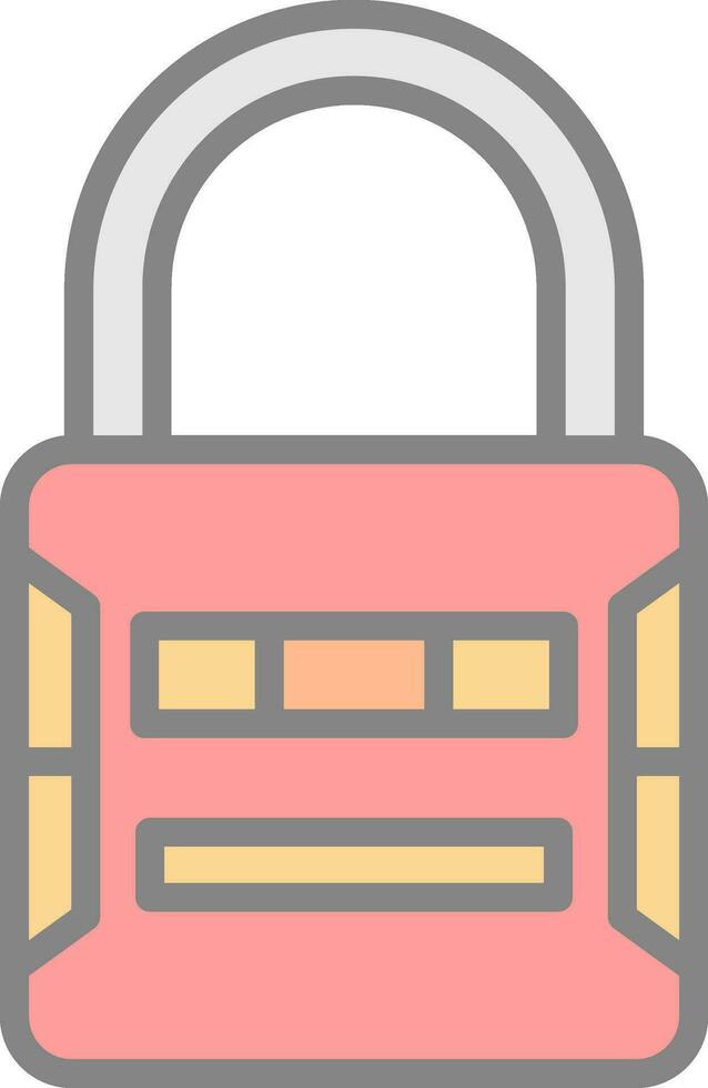 Padlock Vector Icon Design