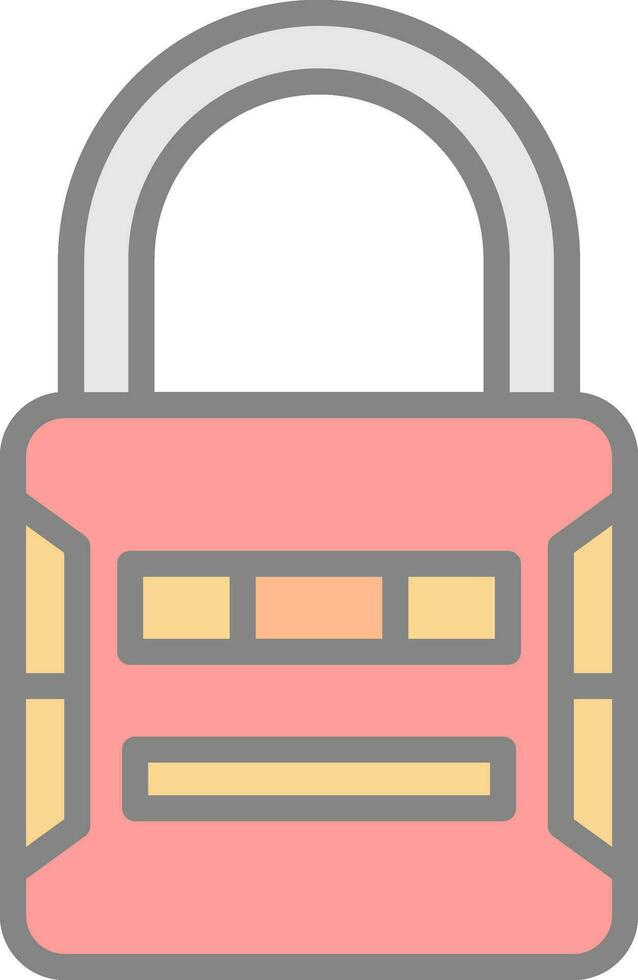 Padlock Vector Icon Design