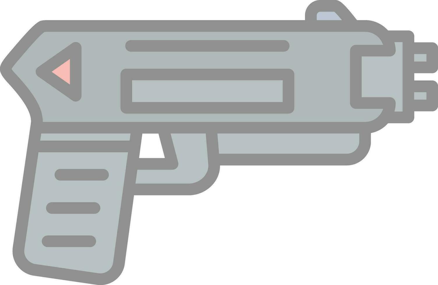 diseño de icono de vector de pistola de aturdimiento