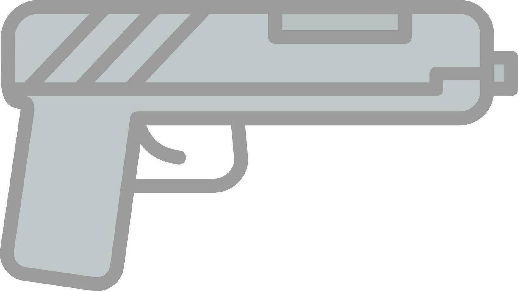 diseño de icono de vector de pistola