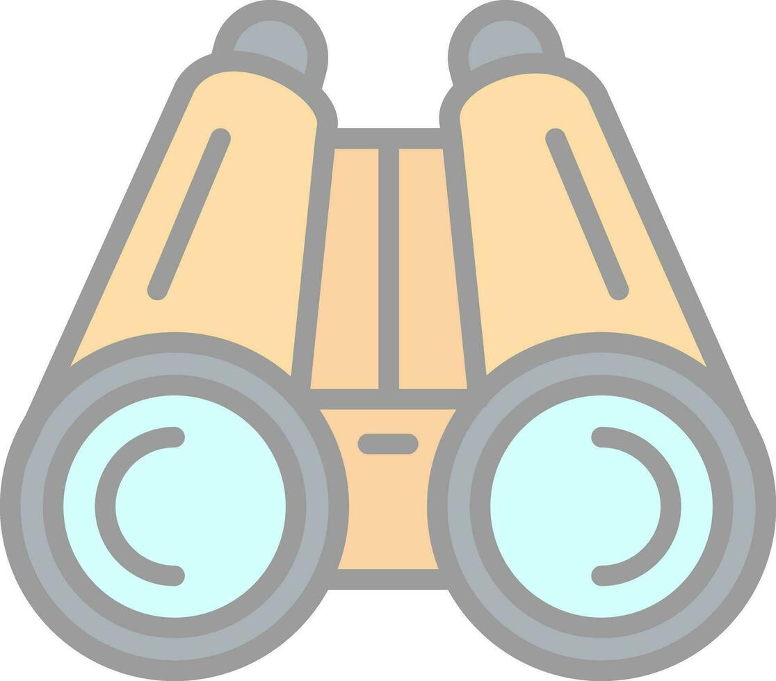 Binoculars Vector Icon Design