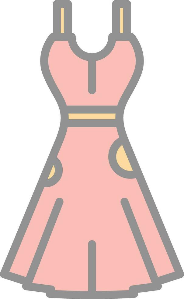 diseño de icono de vector de vestido