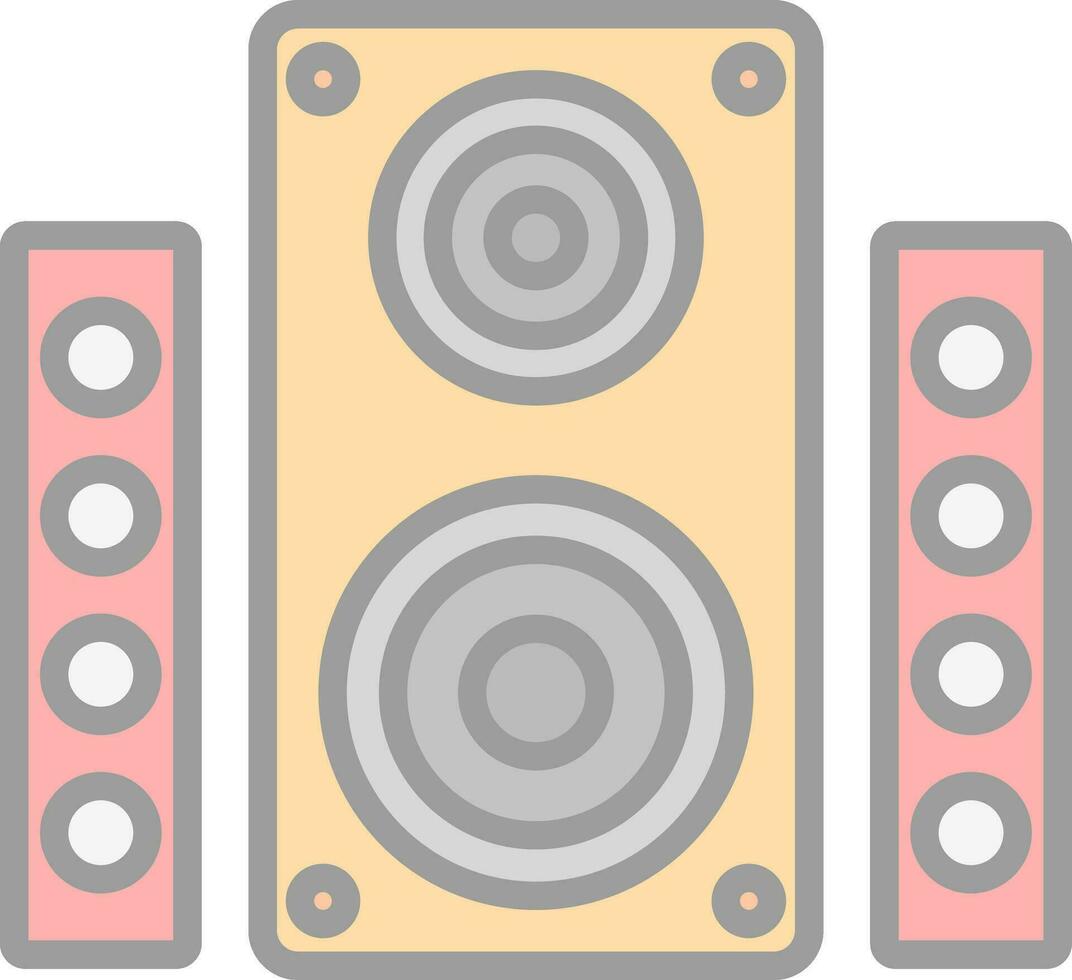 diseño de icono de vector de altavoz