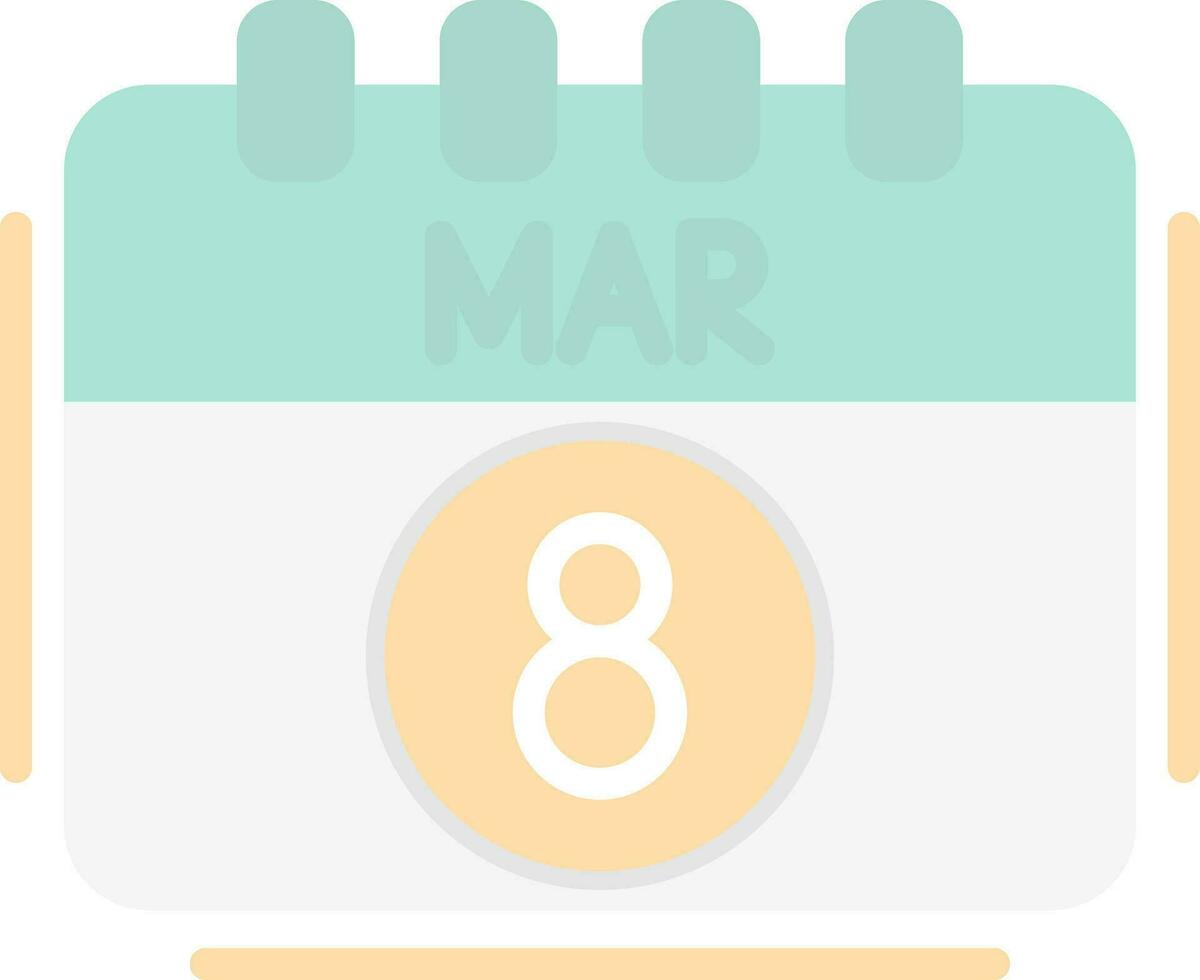 March Vector Icon Design